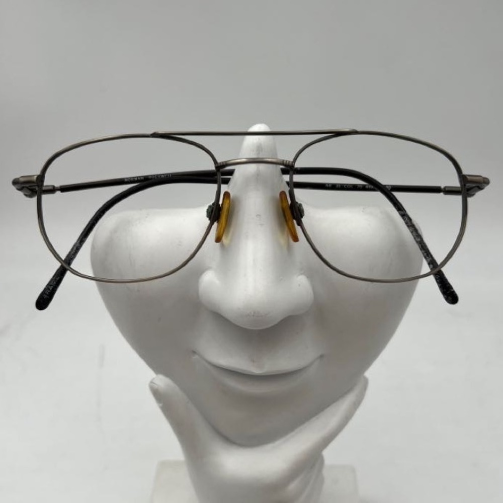Vintage Norman Rockwell Brown Oval Sunglasses Frames NR35